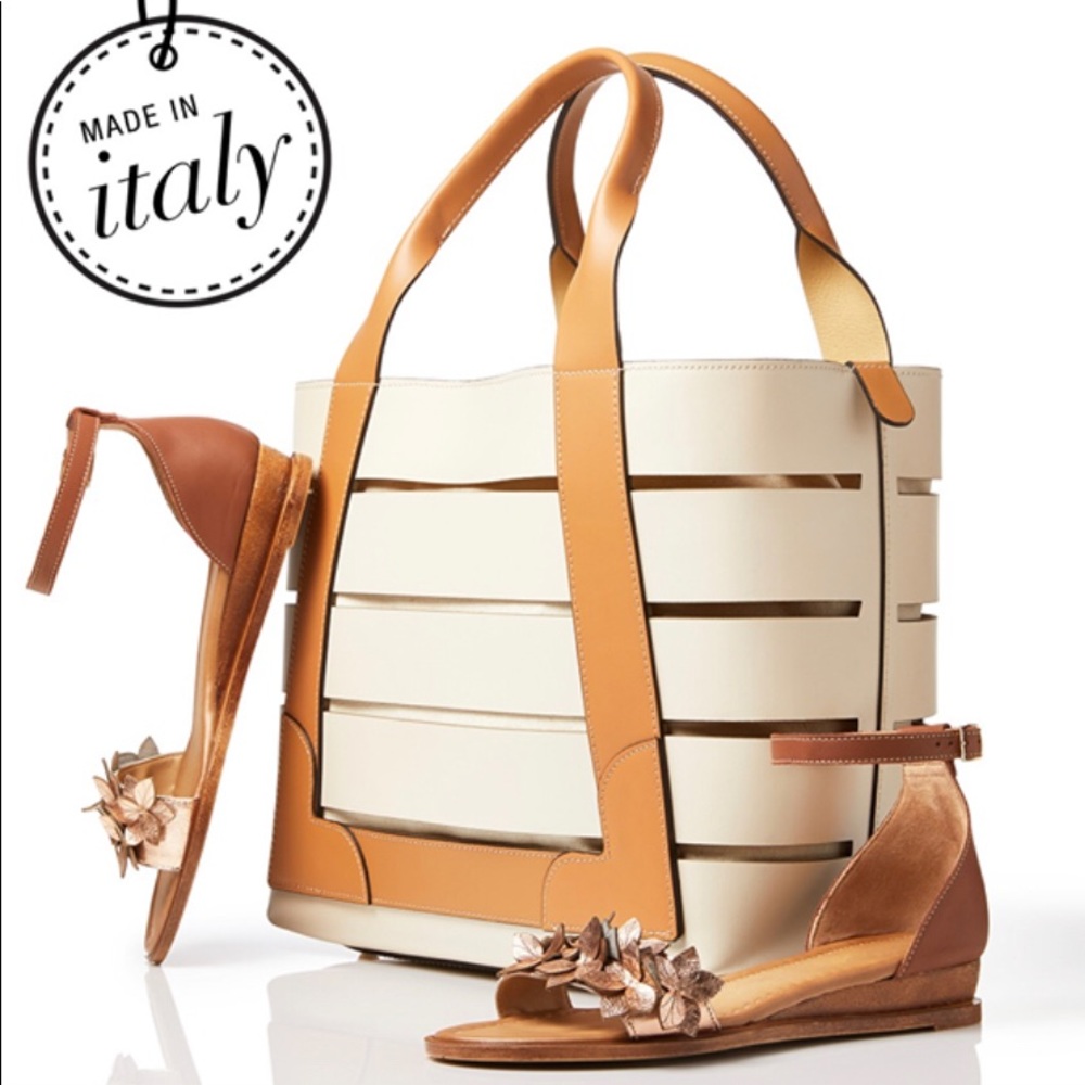 A. Bellucci Italian leather handbag